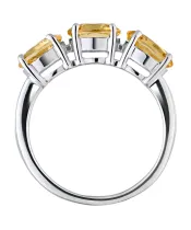 Женские Кольца_Серебро .925_ЦИТРИН__4-Лазурит-Онлайн