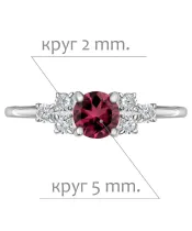 Женские Кольца_Серебро .925_ТУРМАЛИН_Нанокристалл_2-Лазурит-Онлайн