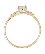 Женские Кольца_Серебро .925_ЛУННЫЙ КАМЕНЬ_Нанокристалл_4-Лазурит-Онлайн