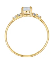 Женские Кольца_Серебро .925_ЛУННЫЙ КАМЕНЬ_Нанокристалл_4-Лазурит-Онлайн