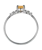 Женские Кольца_Серебро .925_ЦИТРИН_Нанокристалл_4-Лазурит-Онлайн