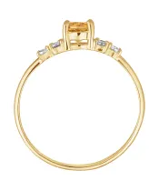 Женские Кольца_Серебро .925_ЦИТРИН_Нанокристалл_4-Лазурит-Онлайн