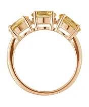 Женские Кольца_Серебро .925_ЦИТРИН__4-Лазурит-Онлайн