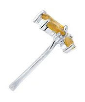 Женские Кольца_Серебро .925_ЦИТРИН_Нанокристалл_5-Лазурит-Онлайн