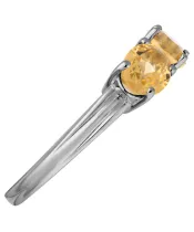 Женские Кольца_Серебро .925_ЦИТРИН__5-Лазурит-Онлайн