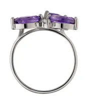 Женские Кольца_Серебро .925_АМЕТИСТ_Нанокристалл_4-Лазурит-Онлайн