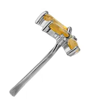 Женские Кольца_Серебро .925_ЦИТРИН_Нанокристалл_5-Лазурит-Онлайн