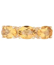 Женские Кольца_Серебро .925_ЦИТРИН__3-Лазурит-Онлайн