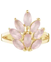 Женские Кольца_Серебро .925_КВАРЦ__3-Лазурит-Онлайн