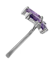 Женские Кольца_Серебро .925_АМЕТИСТ_Нанокристалл_5-Лазурит-Онлайн