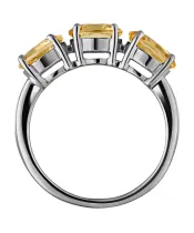 Женские Кольца_Серебро .925_ЦИТРИН__4-Лазурит-Онлайн