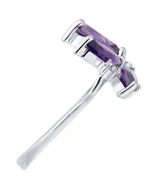 Женские Кольца_Серебро .925_АМЕТИСТ_Нанокристалл_5-Лазурит-Онлайн