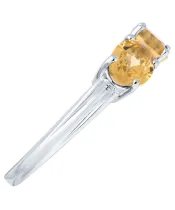 Женские Кольца_Серебро .925_ЦИТРИН__5-Лазурит-Онлайн