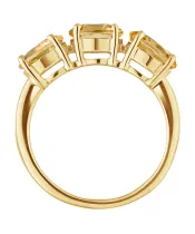 Женские Кольца_Серебро .925_ЦИТРИН__4-Лазурит-Онлайн