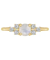 Женские Кольца_Серебро .925_ЛУННЫЙ КАМЕНЬ_Нанокристалл_3-Лазурит-Онлайн