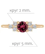 Женские Кольца_Серебро .925_ТУРМАЛИН_Нанокристалл_2-Лазурит-Онлайн