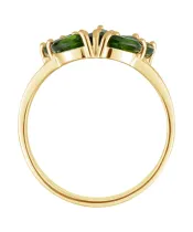 Женские Кольца_Серебро .925_ХРОМДИОПСИД__4-Лазурит-Онлайн