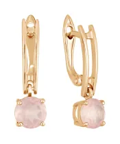 Женские Серьги_Серебро .925_КВАРЦ__2-Лазурит-Онлайн