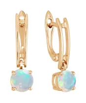 Женские Серьги_Серебро .925_ОПАЛ__2-Лазурит-Онлайн