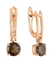 Женские Серьги_Серебро .925_РАУХТОПАЗ__2-Лазурит-Онлайн