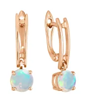 Женские Серьги_Серебро .925_ОПАЛ__2-Лазурит-Онлайн