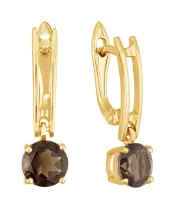 Женские Серьги_Серебро .925_РАУХТОПАЗ__2-Лазурит-Онлайн