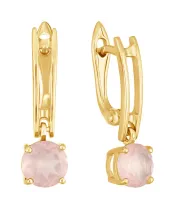 Женские Серьги_Серебро .925_КВАРЦ__2-Лазурит-Онлайн