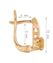 Женские Серьги_Серебро .925_ЦИТРИН__4-Лазурит-Онлайн