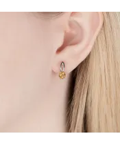 Женские Серьги_Серебро .925_ЦИТРИН__5-Лазурит-Онлайн