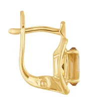 Женские Серьги_Серебро .925_ЦИТРИН__3-Лазурит-Онлайн