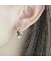 Женские Серьги_Серебро .925_РАУХТОПАЗ__3-Лазурит-Онлайн