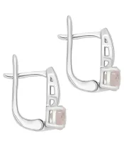 Женские Серьги_Серебро .925_КВАРЦ__2-Лазурит-Онлайн