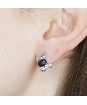 Женские Серьги_Серебро .925_ОПАЛ__3-Лазурит-Онлайн