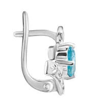 Женские Серьги_Серебро .925_ТОПАЗ__2-Лазурит-Онлайн