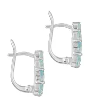 Женские Серьги_Серебро .925_ТОПАЗ SKY__2-Лазурит-Онлайн