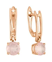 Женские Серьги_Серебро .925_КВАРЦ__2-Лазурит-Онлайн