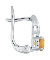 Женские Серьги_Серебро .925_ЦИТРИН__3-Лазурит-Онлайн