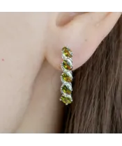 Женские Серьги_Серебро .925__Нанокристалл_3-Лазурит-Онлайн