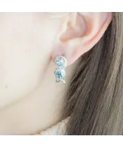 Женские Серьги_Серебро .925_ТОПАЗ__3-Лазурит-Онлайн