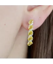 Женские Серьги_Серебро .925__Нанокристалл_3-Лазурит-Онлайн