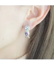 Женские Серьги_Серебро .925_АМЕТИСТ__3-Лазурит-Онлайн