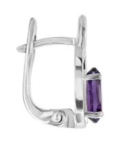 Женские Серьги_Серебро .925_АМЕТИСТ__2-Лазурит-Онлайн