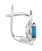 Женские Серьги_Серебро .925__Нанокристалл_2-Лазурит-Онлайн