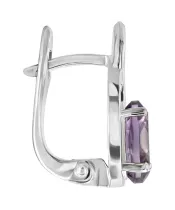 Женские Серьги_Серебро .925_АМЕТИСТ__2-Лазурит-Онлайн