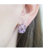 Женские Серьги_Серебро .925_АМЕТИСТ__3-Лазурит-Онлайн