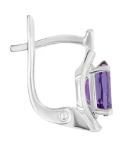 Женские Серьги_Серебро .925_АМЕТИСТ__2-Лазурит-Онлайн