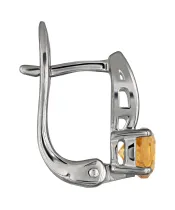 Женские Серьги_Серебро .925_ЦИТРИН__3-Лазурит-Онлайн