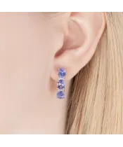 Женские Серьги_Серебро .925_ТАНЗАНИТ__5-Лазурит-Онлайн