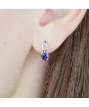 Женские Серьги_Серебро .925_ИОЛИТ__3-Лазурит-Онлайн