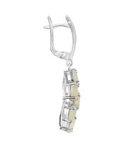 Женские Серьги_Серебро .925_ОПАЛ__2-Лазурит-Онлайн